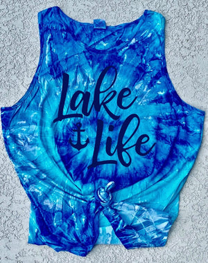 Lake Life Tie-Dye Tank