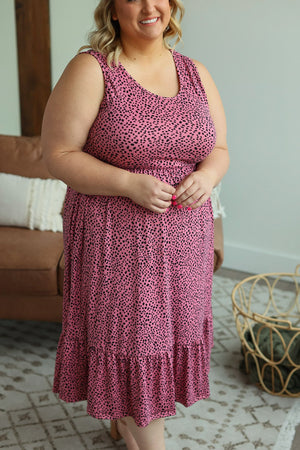 IN STOCK Bailey Dress - Pink Dot