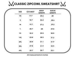 IN STOCK Classic ZipCowl Sweatshirt - Charcoal