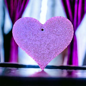 Purple Valentine Heart Freshie